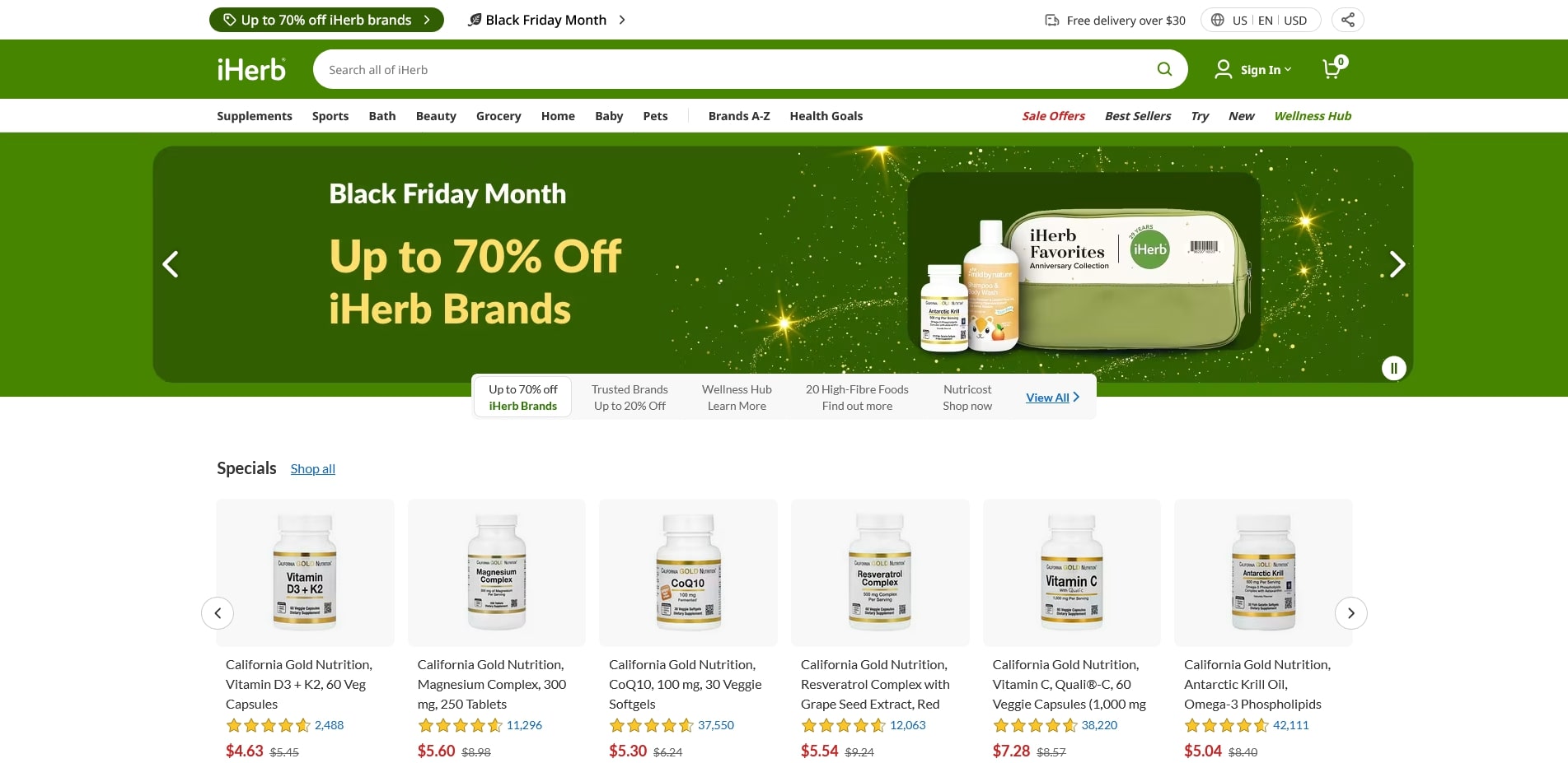 iHerb promo code